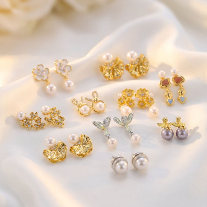 French Vintage Earrings Mystery Set (3 pairs)