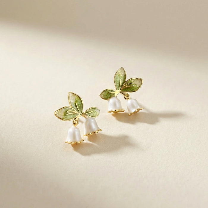 Lily of the Valley Stud Earrings