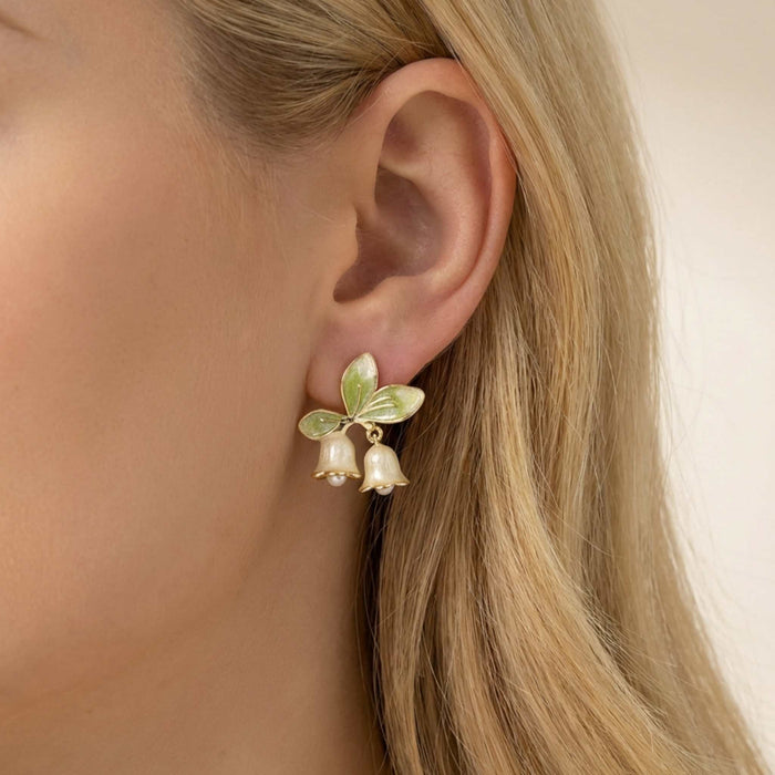 Lily of the Valley Stud Earrings