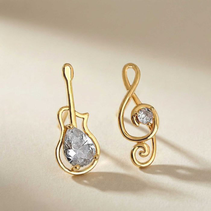 Melody Guitar Earrings