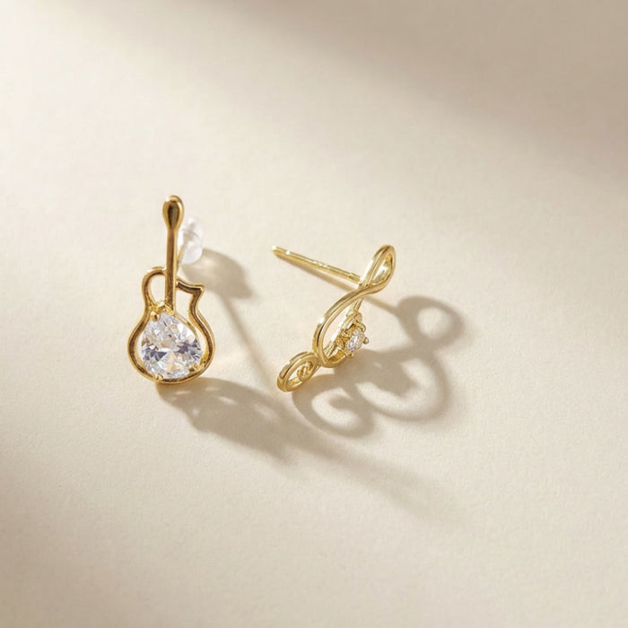 Melody Guitar Earrings