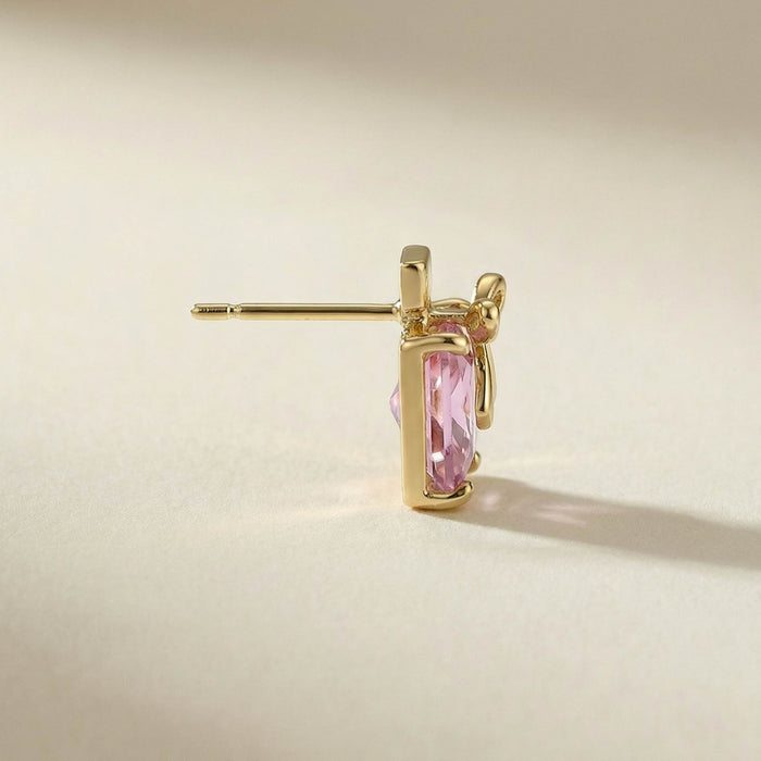 Perfume Bow Stud Earrings