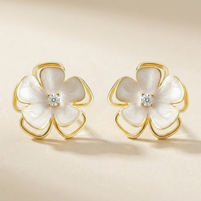 Petal Whisper Stud Earrings