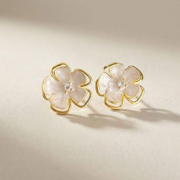 Petal Whisper Stud Earrings