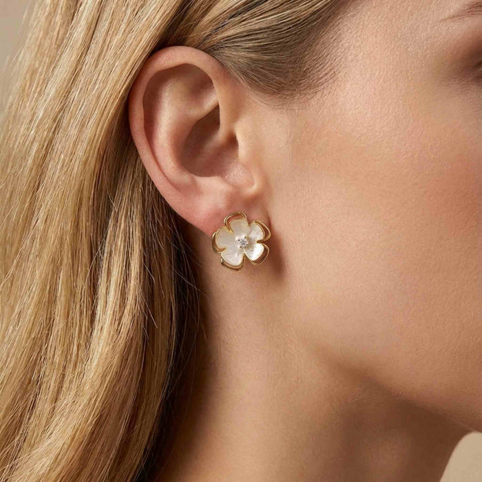 Petal Whisper Stud Earrings
