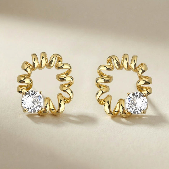 Spring Hoop Earrings