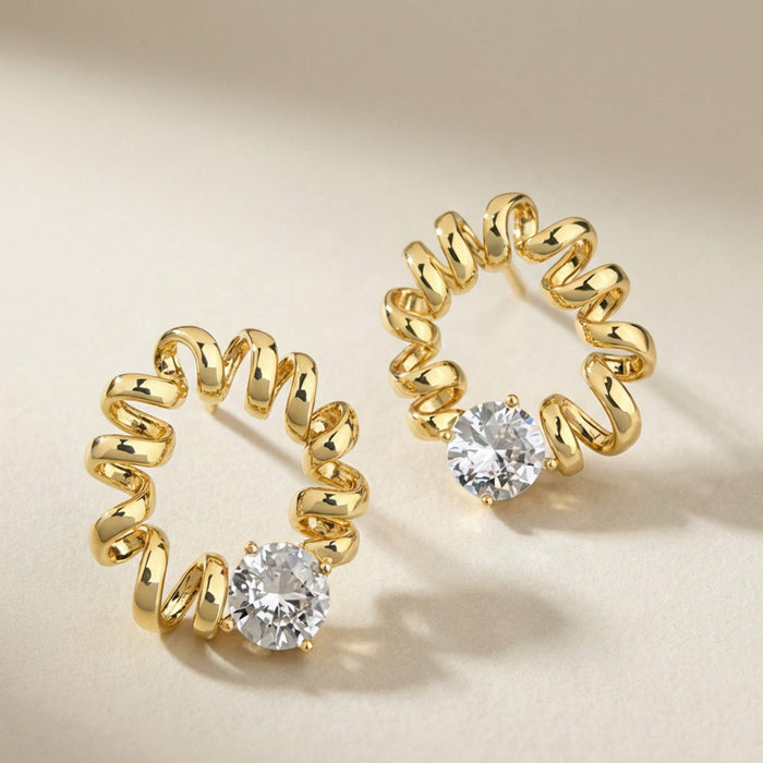 Spring Hoop Earrings