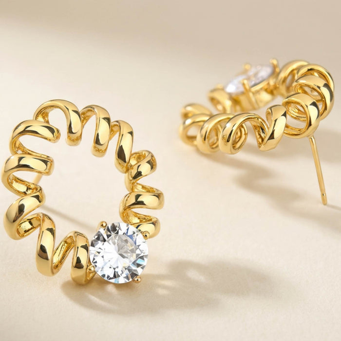 Spring Hoop Earrings
